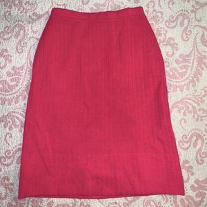 Vintage 60's pink wool skirt